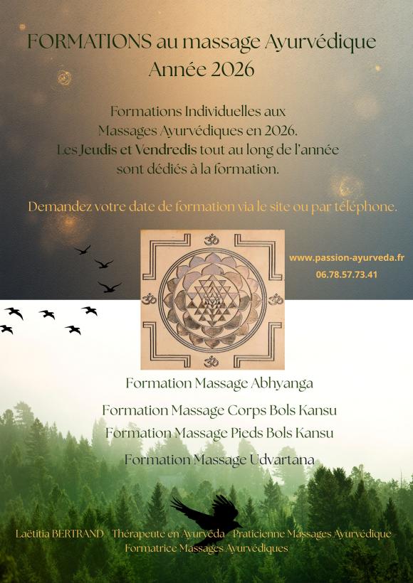 formation ayurveda